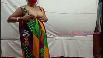 Tumpa bhabhi show her big boobs & pussy in front of the camera video