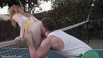 Teen getting fucked after tennis lessons video