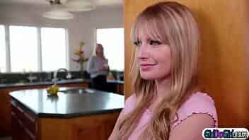 New busty stepmom Sarah Vandella has to deal with spoiled brat Scarlett Sage.Turns out Scarlett just wanted to have sex with her.They start kissing and Sarah is facesitted by her stepteen.But Sarah wants to cum as well and facesits the brat video