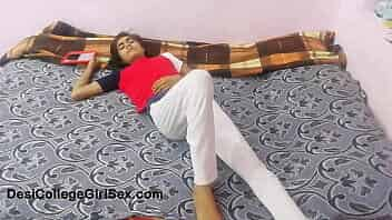 Casual Indian teen sex dreams come true and he fucks this skinny cutie for the first time video