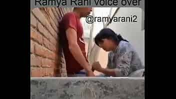 Ramya rani Tamil voice with nearby aunty sucking boy cock video