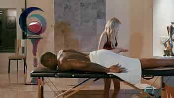 Slutty Masseuse Takes Care Of A BBC video